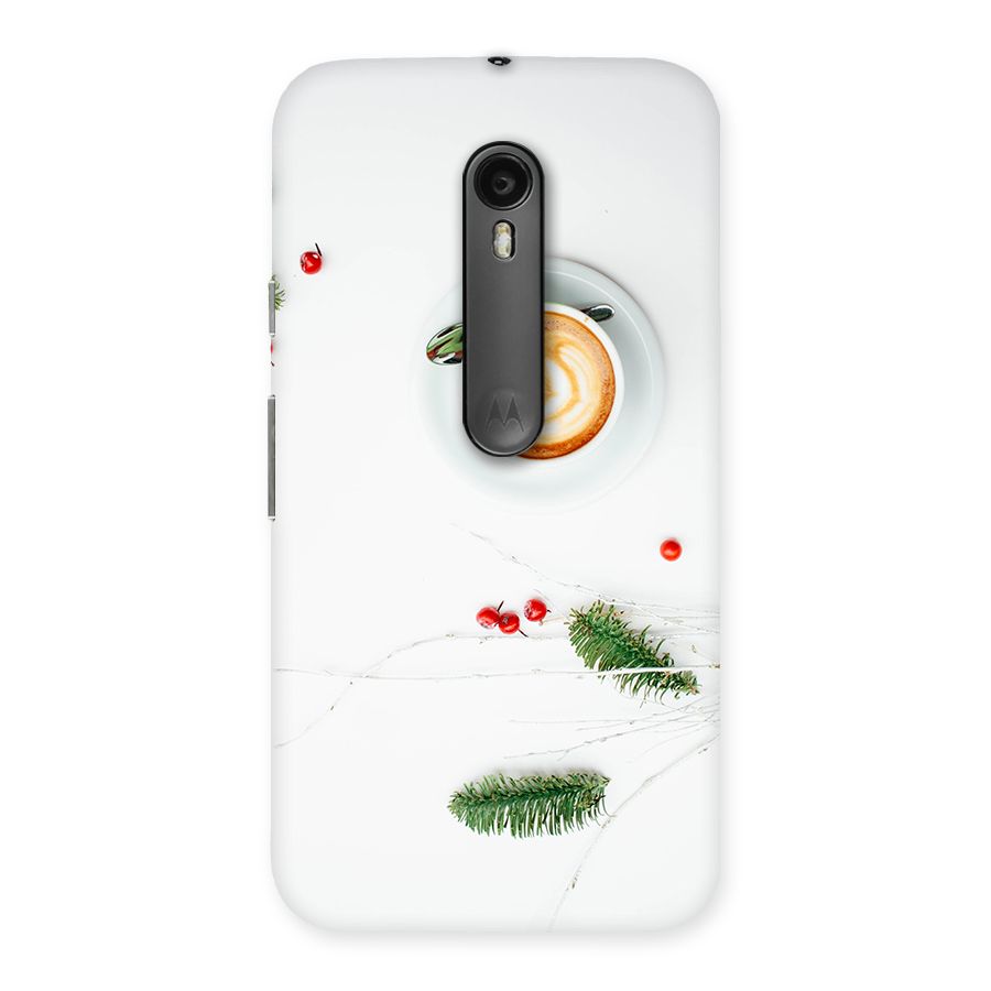 Coffee and Leafs Back Case for Moto G3