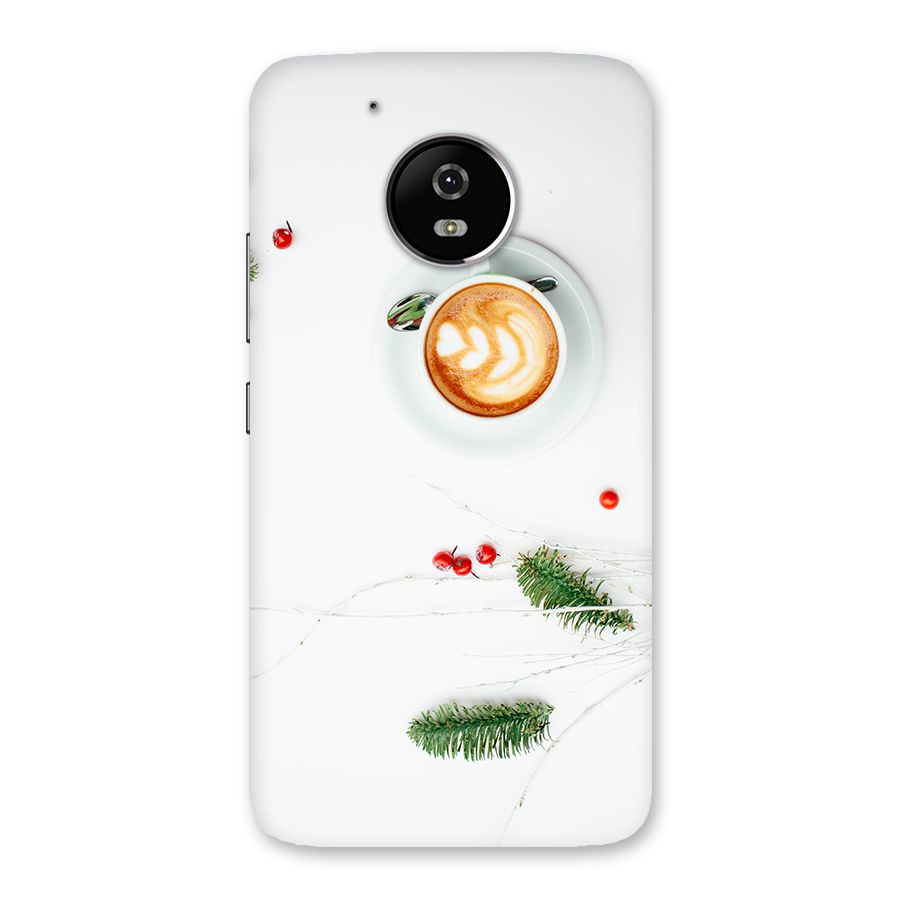 Coffee and Leafs Back Case for Moto G5