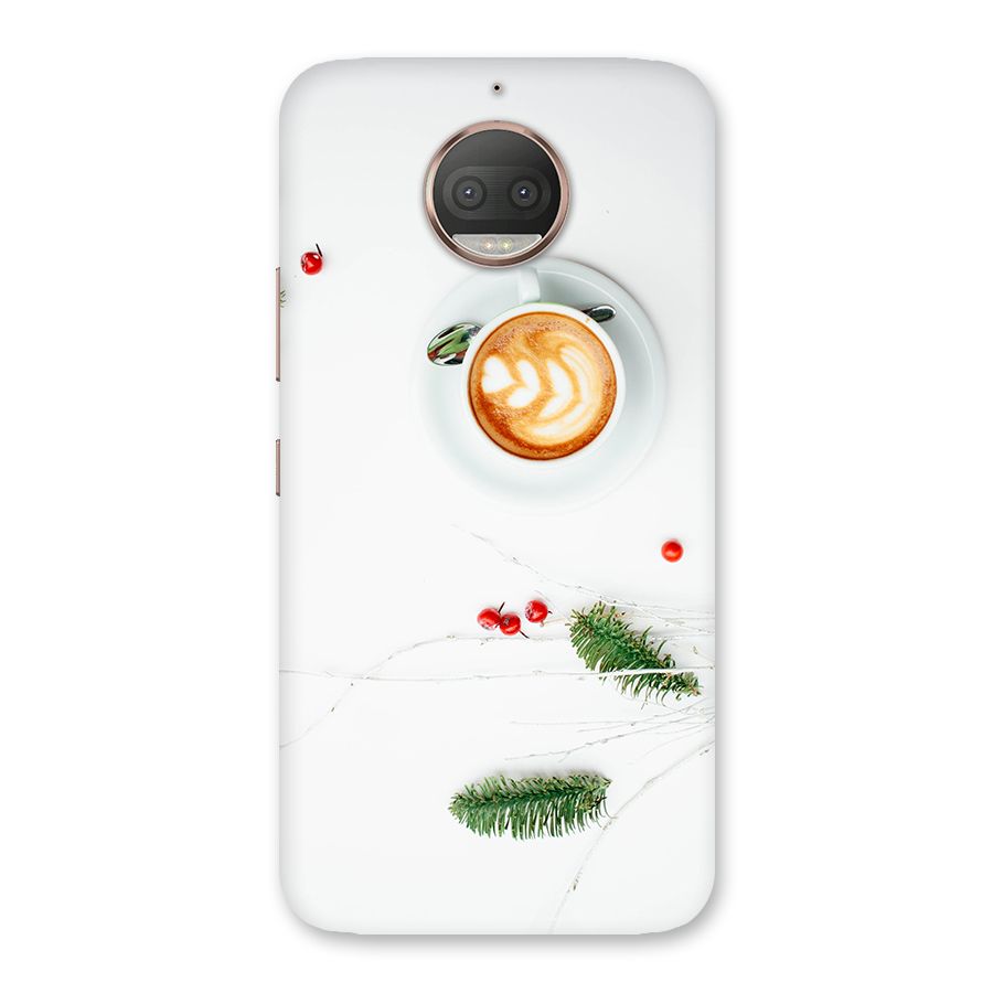 Coffee and Leafs Back Case for Moto G5s Plus