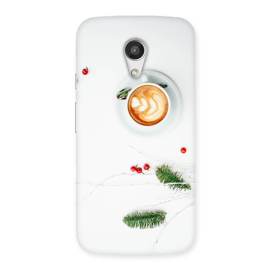Coffee and Leafs Back Case for Moto G 2nd Gen