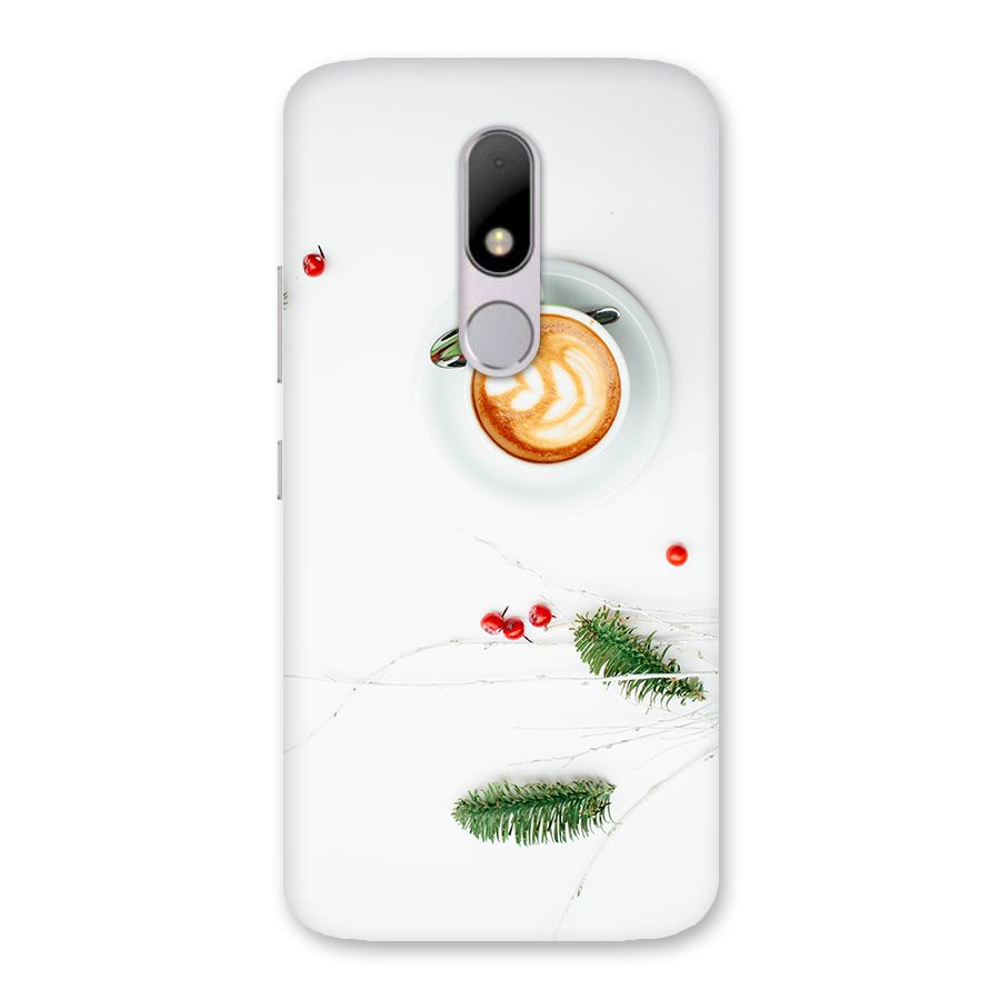 Coffee and Leafs Back Case for Moto M
