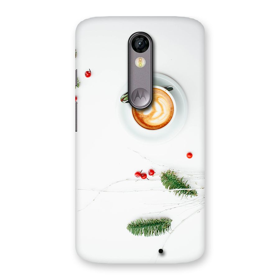 Coffee and Leafs Back Case for Moto X Force