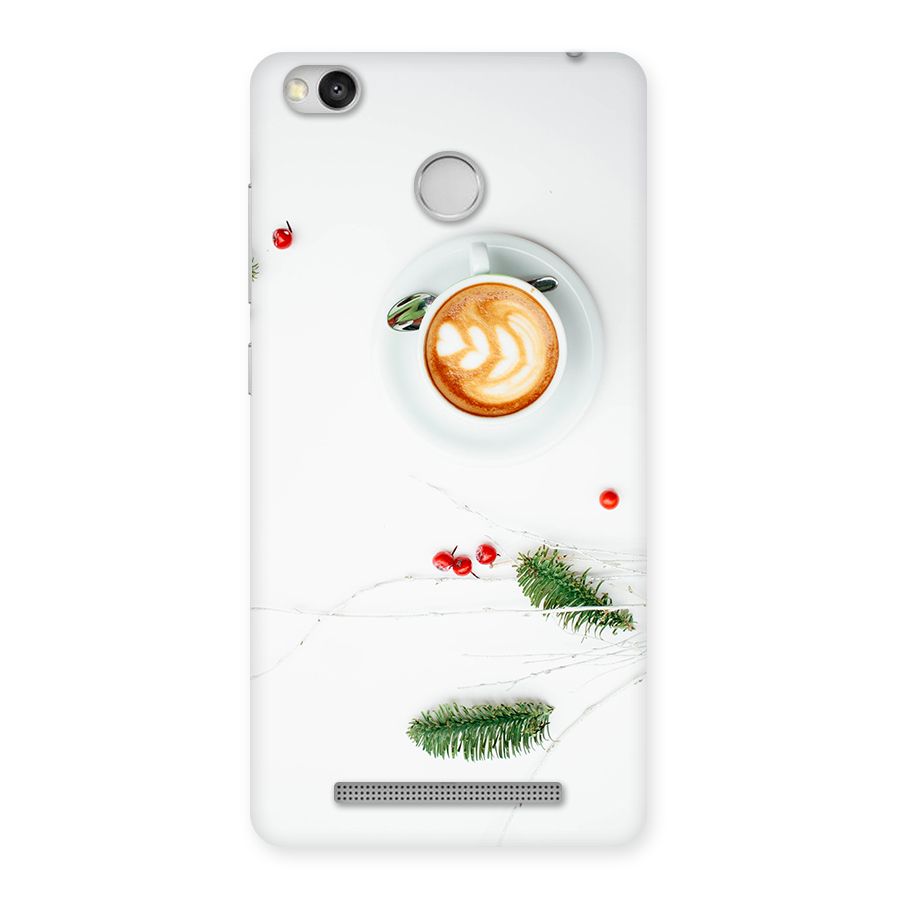 Coffee and Leafs Back Case for Redmi 3S Prime
