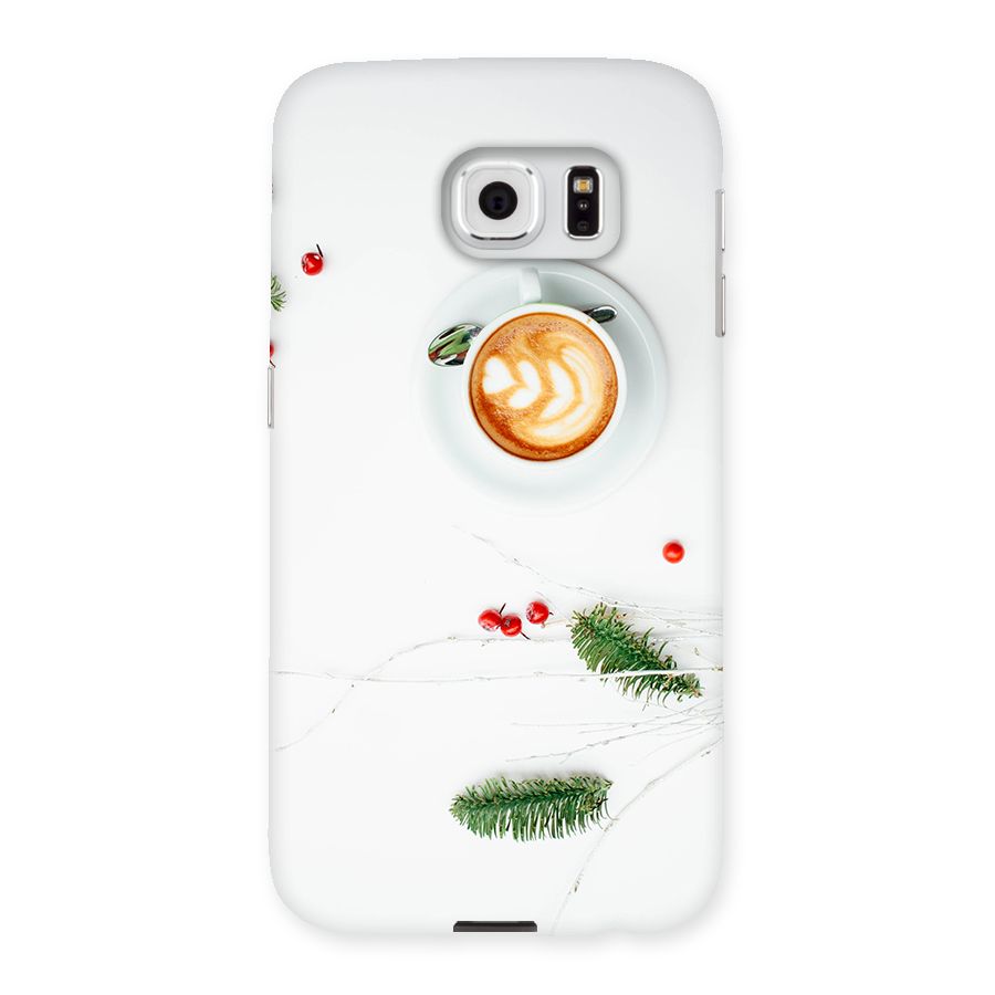 Coffee and Leafs Back Case for Samsung Galaxy S6