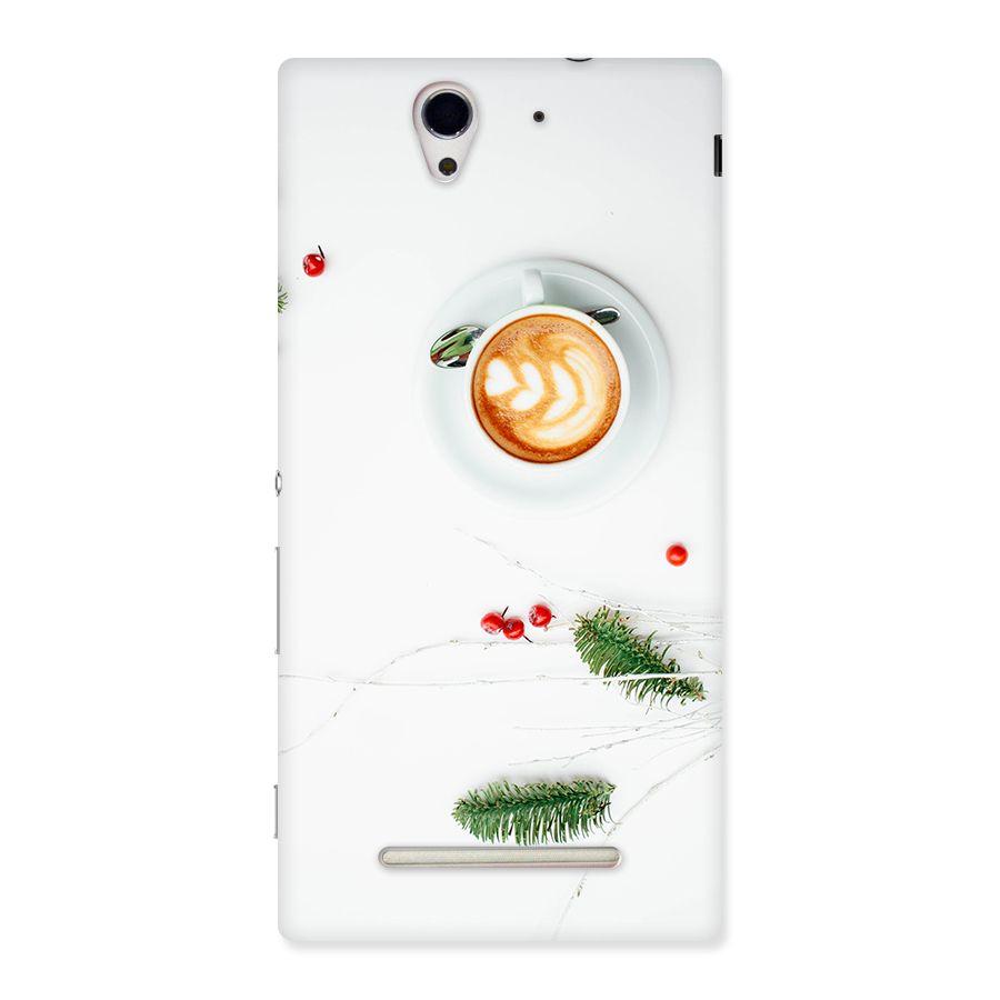 Coffee and Leafs Back Case for Sony Xperia C3