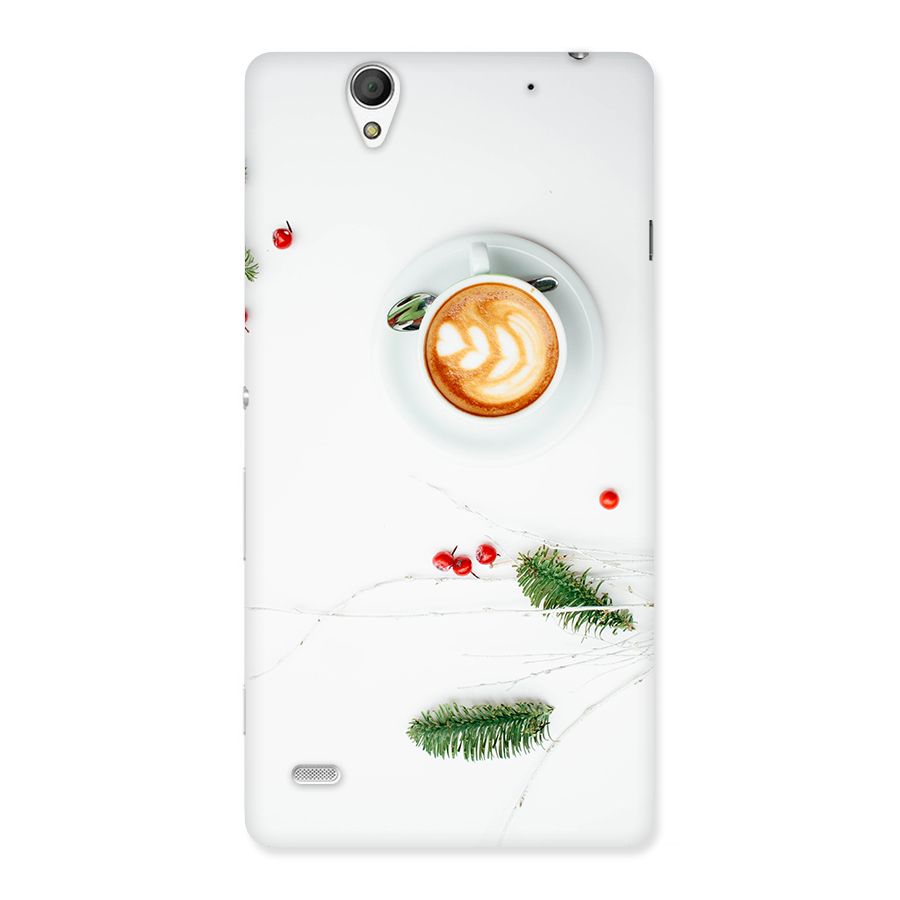 Coffee and Leafs Back Case for Sony Xperia C4