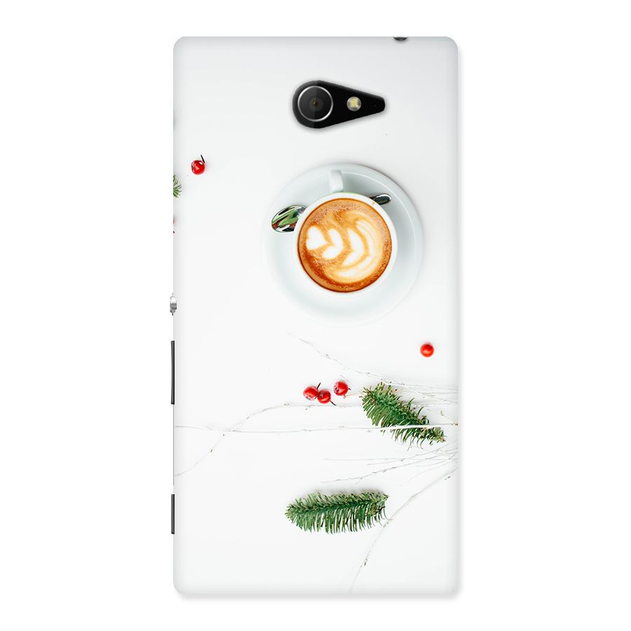 Coffee and Leafs Back Case for Sony Xperia M2