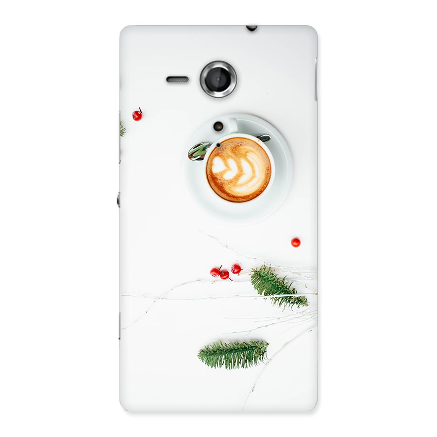 Coffee and Leafs Back Case for Sony Xperia SP