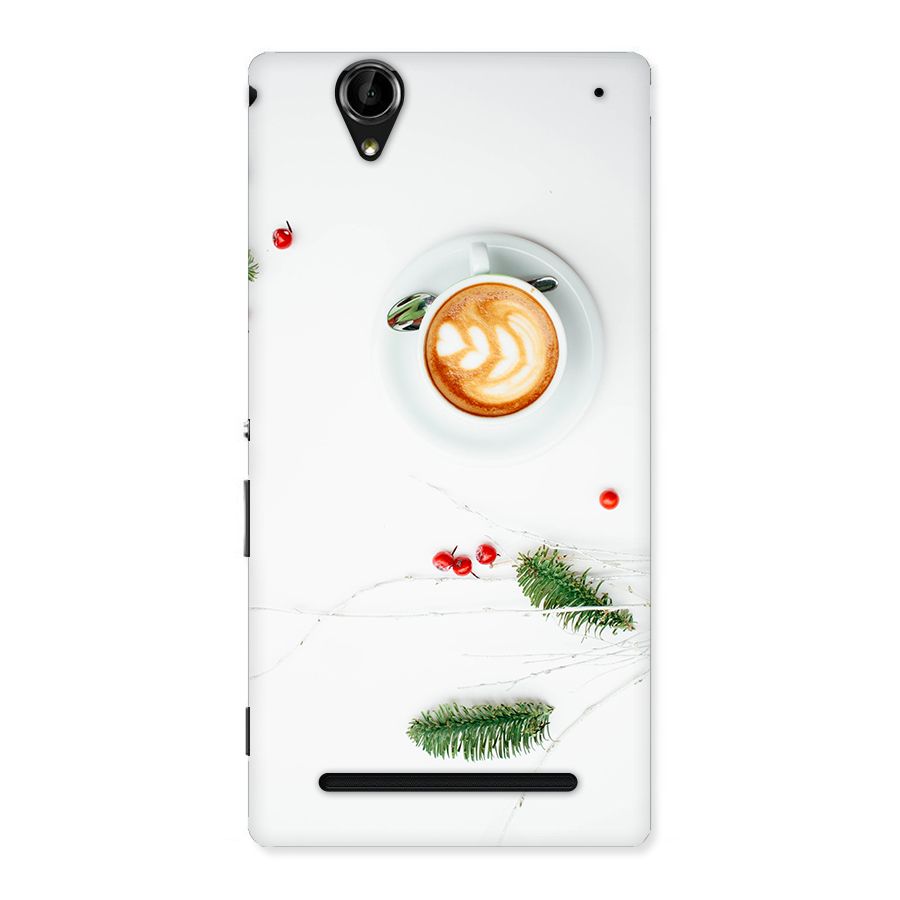 Coffee and Leafs Back Case for Sony Xperia T2