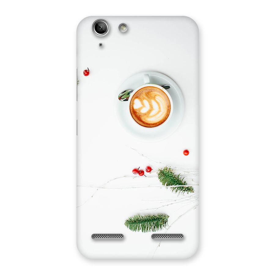 Coffee and Leafs Back Case for Vibe K5
