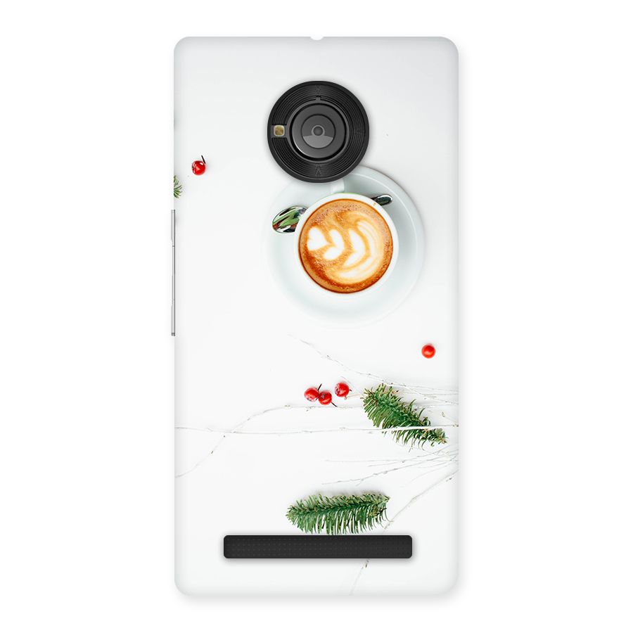 Coffee and Leafs Back Case for Yu Yunique