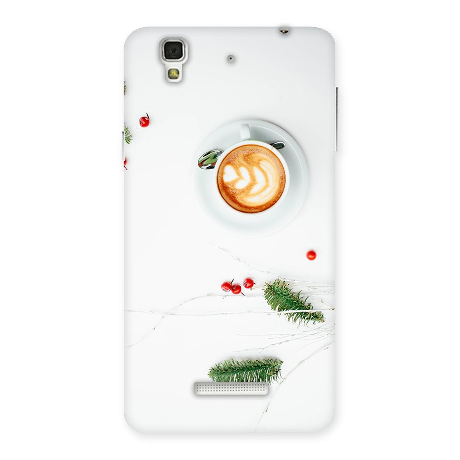 Coffee and Leafs Back Case for Yu Yureka