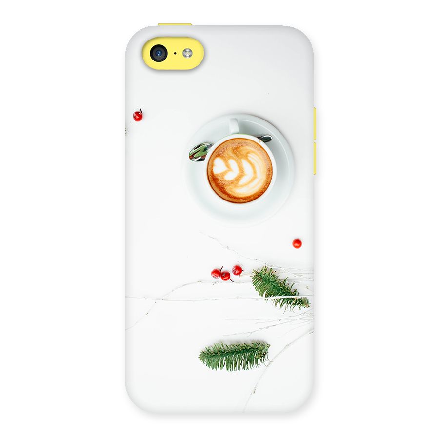 Coffee and Leafs Back Case for iPhone 5C