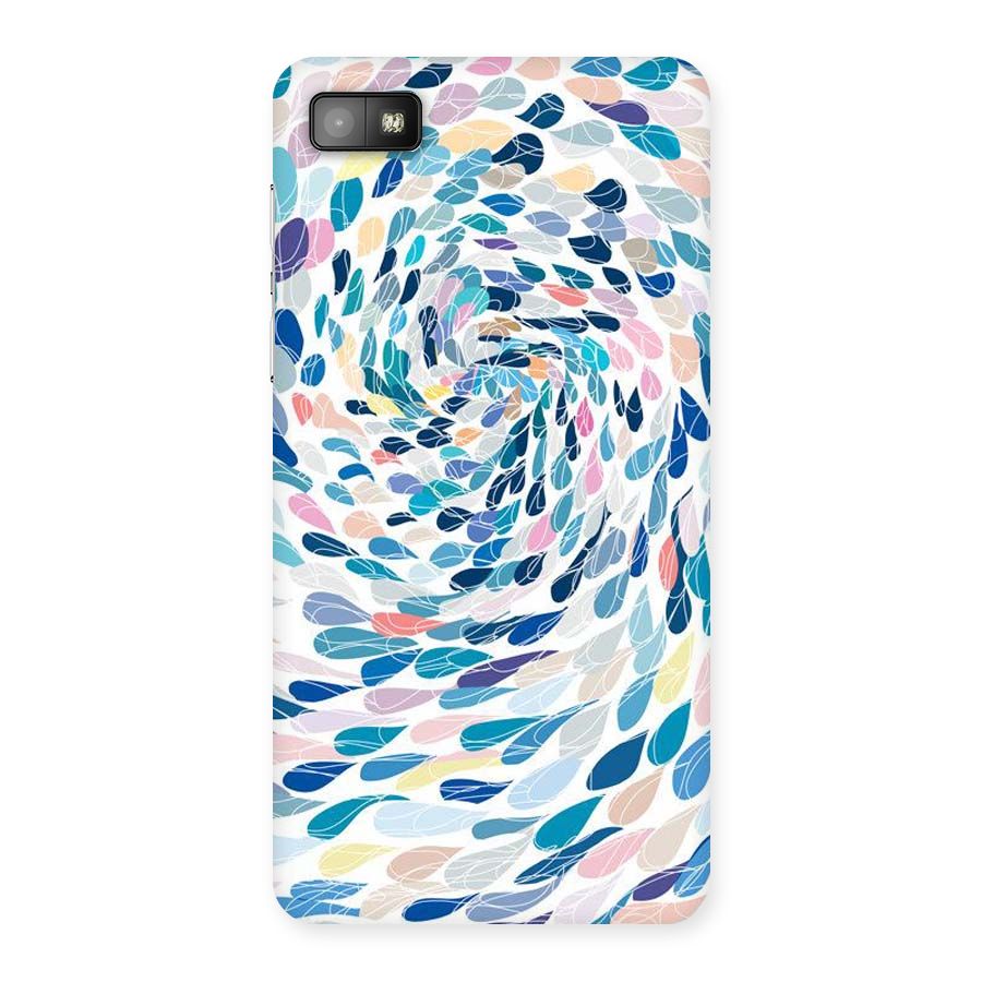 Color Droplets Swirls Back Case for Blackberry Z10