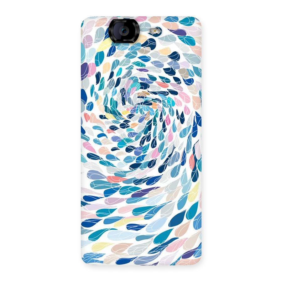 Color Droplets Swirls Back Case for Canvas Knight A350