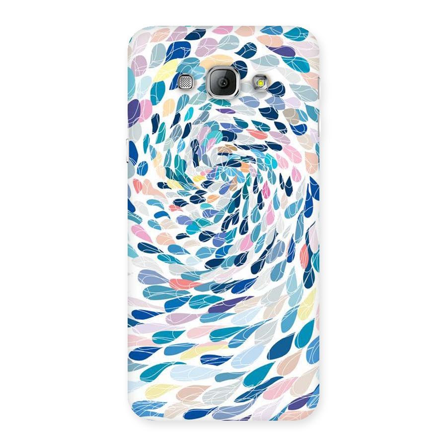 Color Droplets Swirls Back Case for Galaxy A8