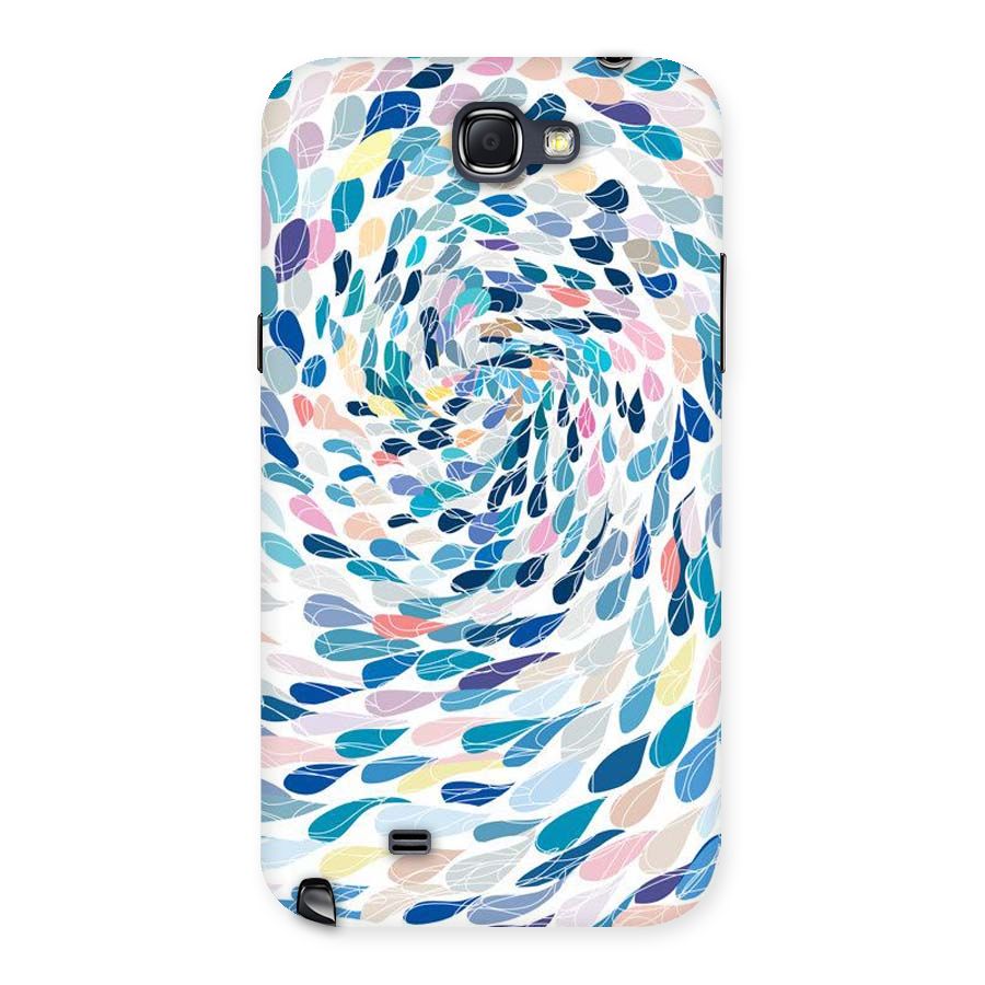 Color Droplets Swirls Back Case for Galaxy Note 2
