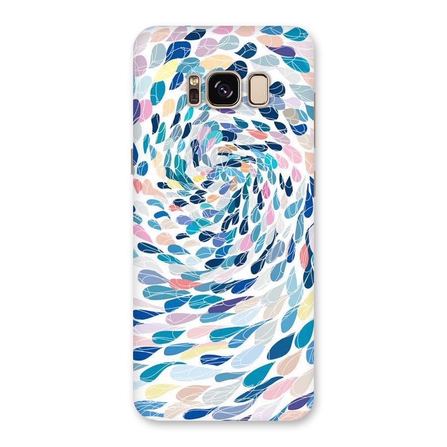 Color Droplets Swirls Back Case for Galaxy S8