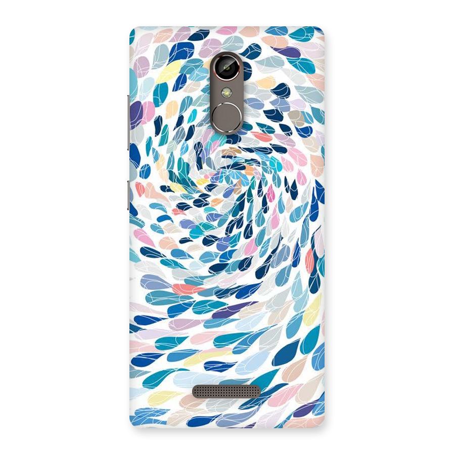 Color Droplets Swirls Back Case for Gionee S6s