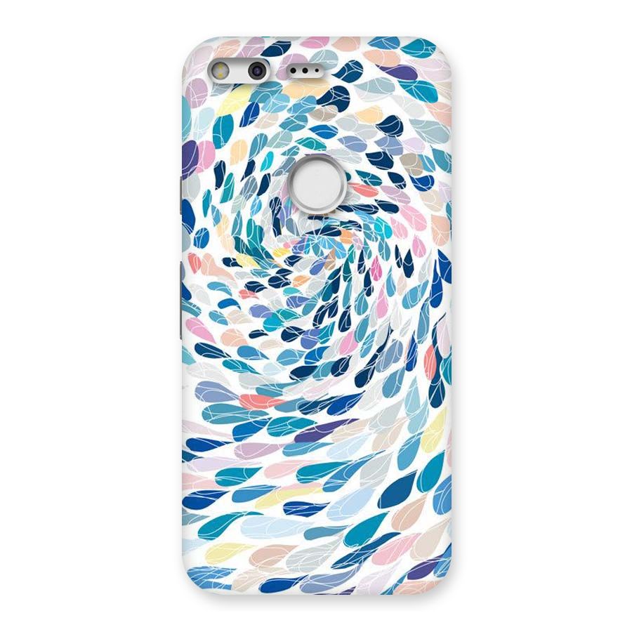 Color Droplets Swirls Back Case for Google Pixel