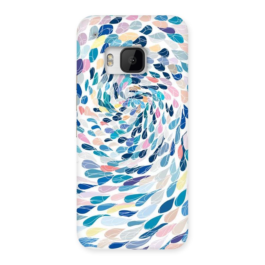 Color Droplets Swirls Back Case for HTC One M9