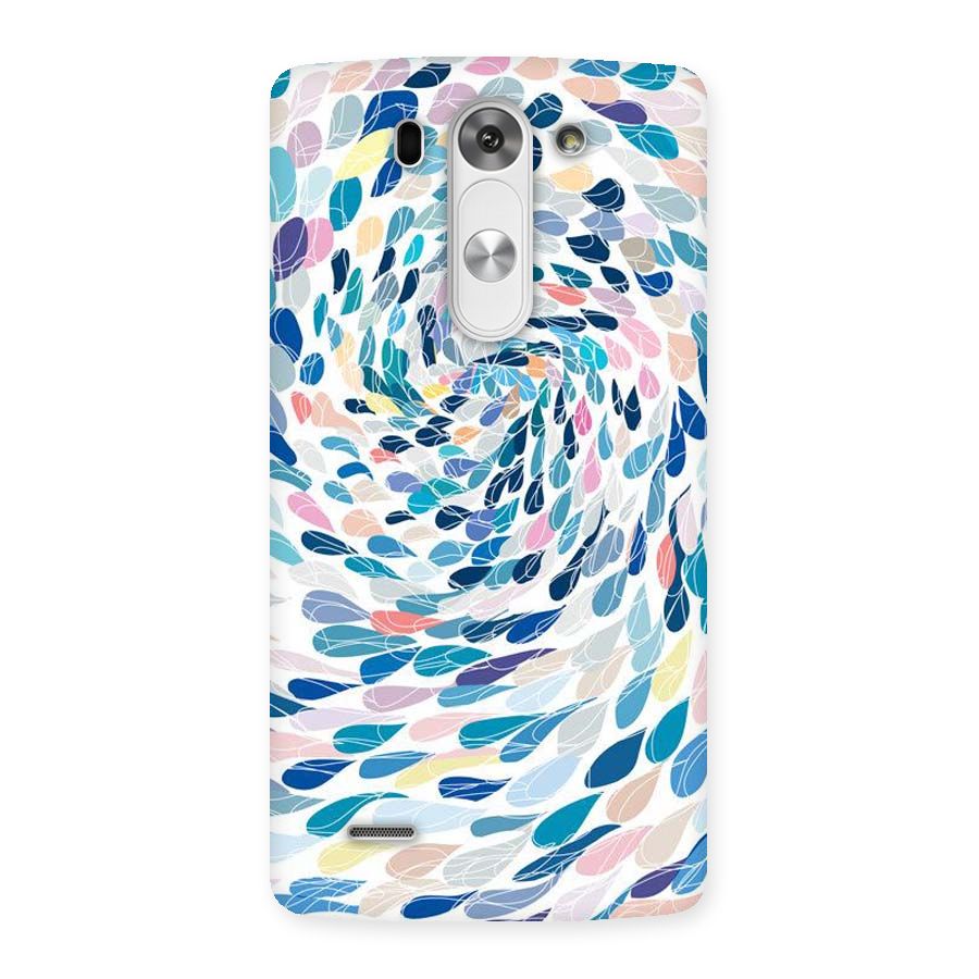 Color Droplets Swirls Back Case for LG G3 Mini