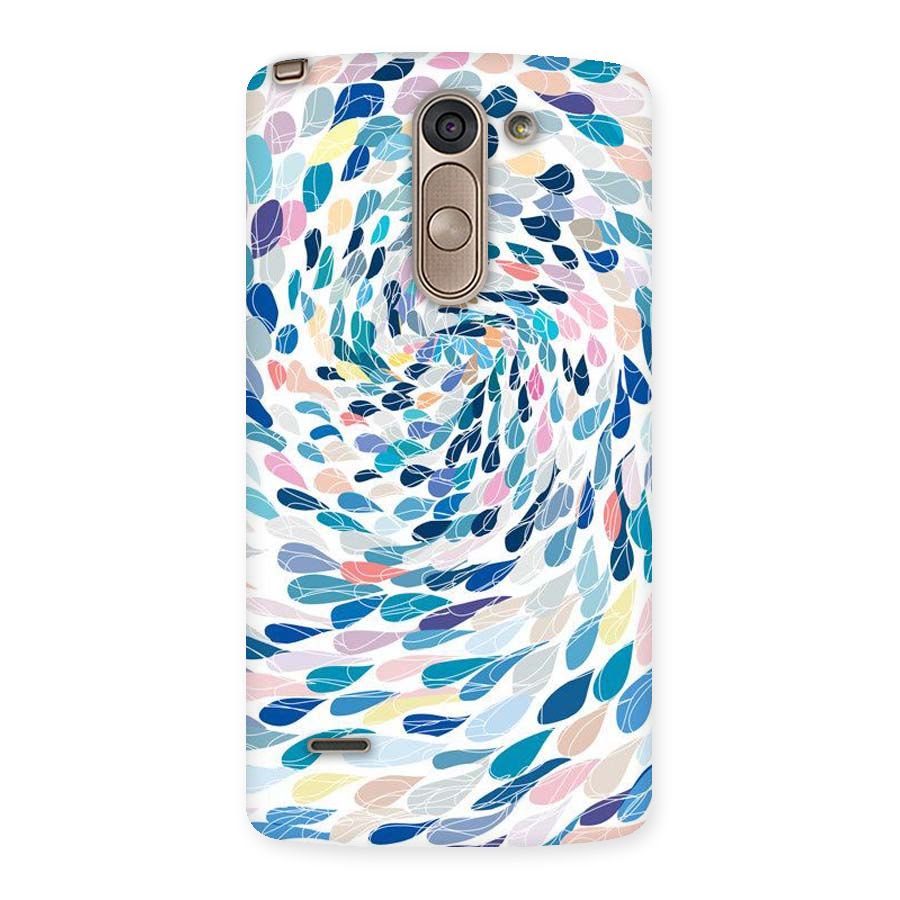 Color Droplets Swirls Back Case for LG G3 Stylus