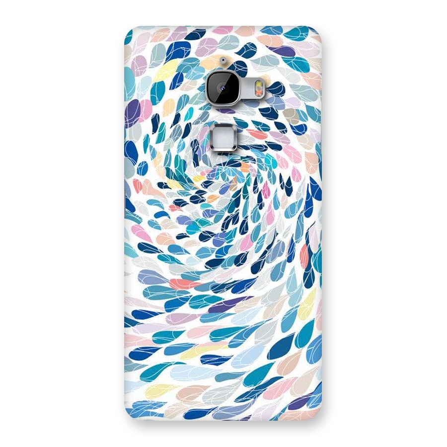 Color Droplets Swirls Back Case for LeTv Le Max