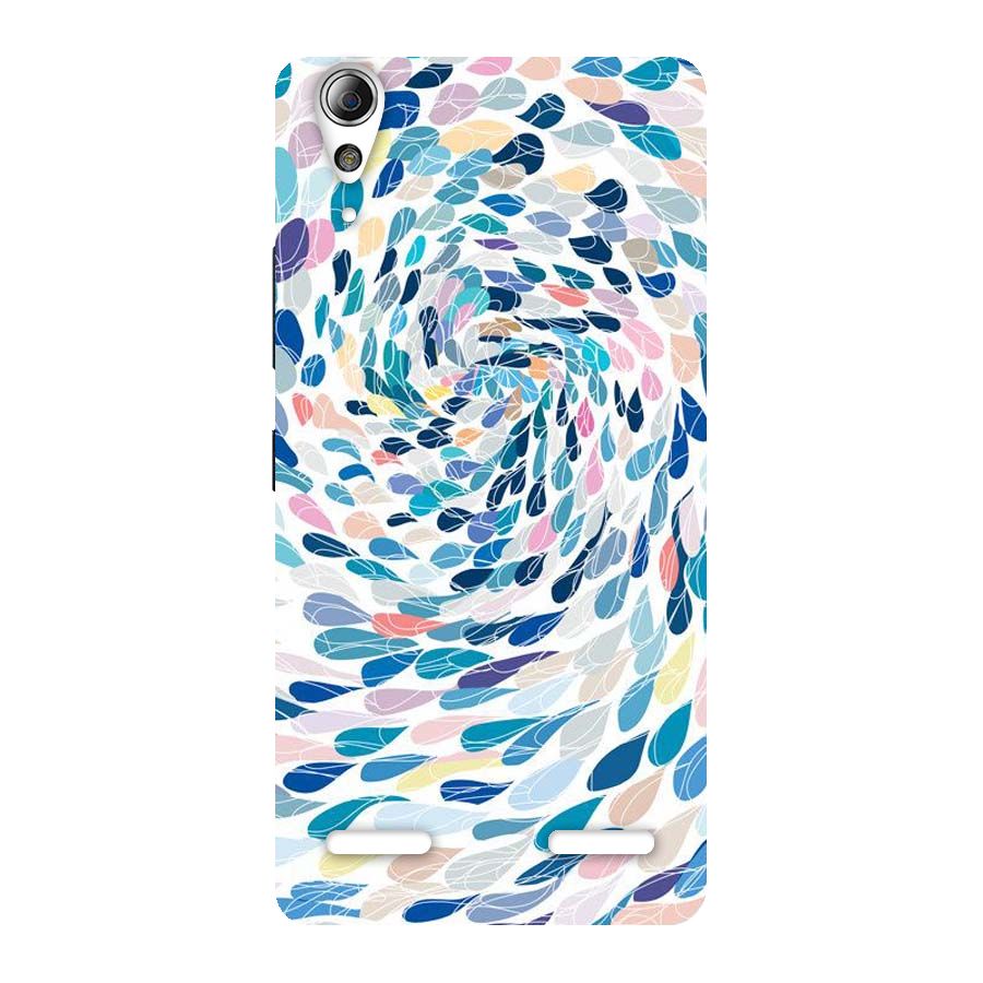 Color Droplets Swirls Back Case for Lenovo A6000