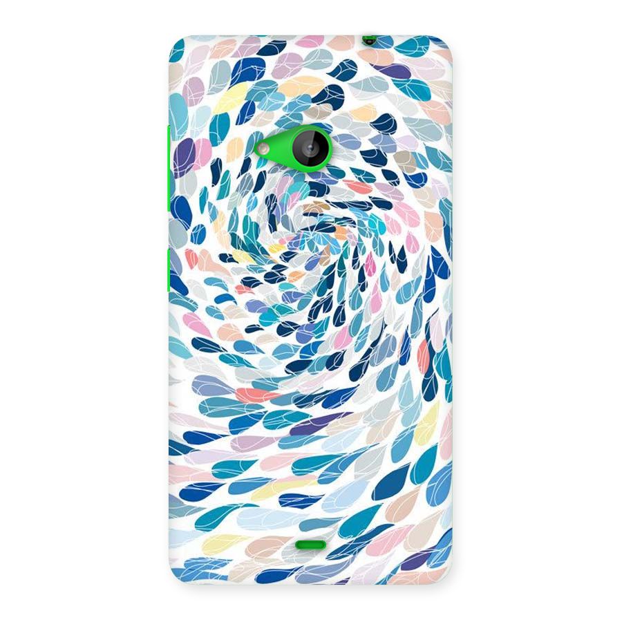Color Droplets Swirls Back Case for Lumia 535