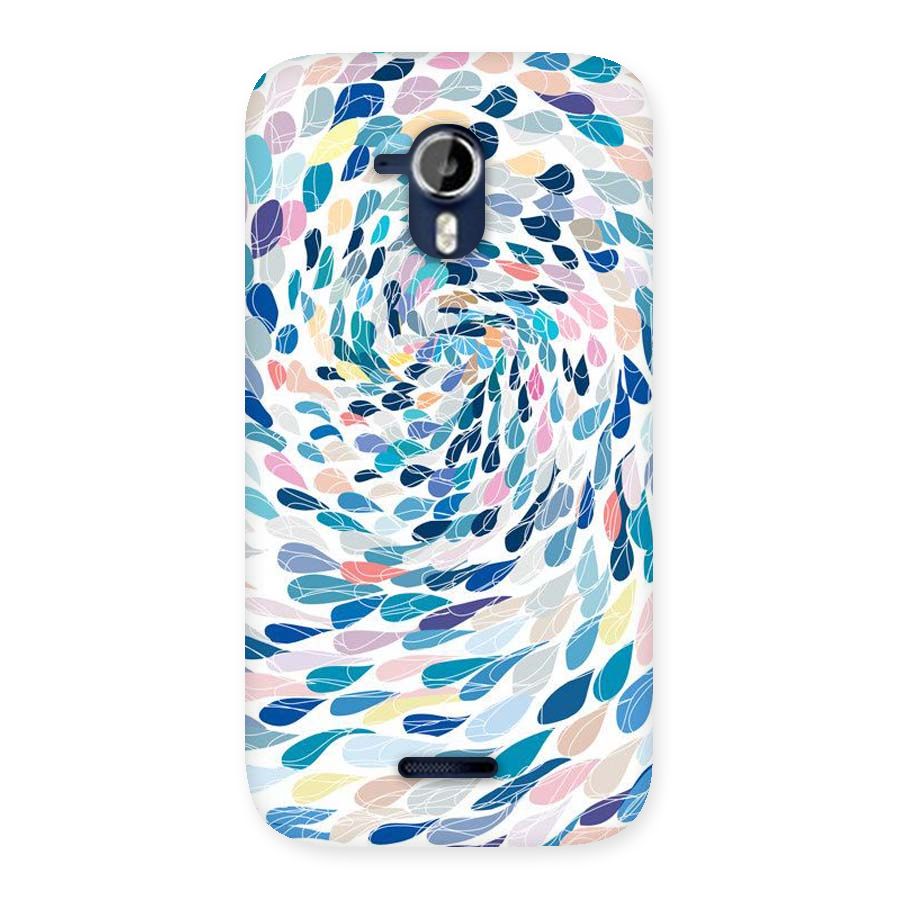 Color Droplets Swirls Back Case for Micromax Canvas Magnus A117