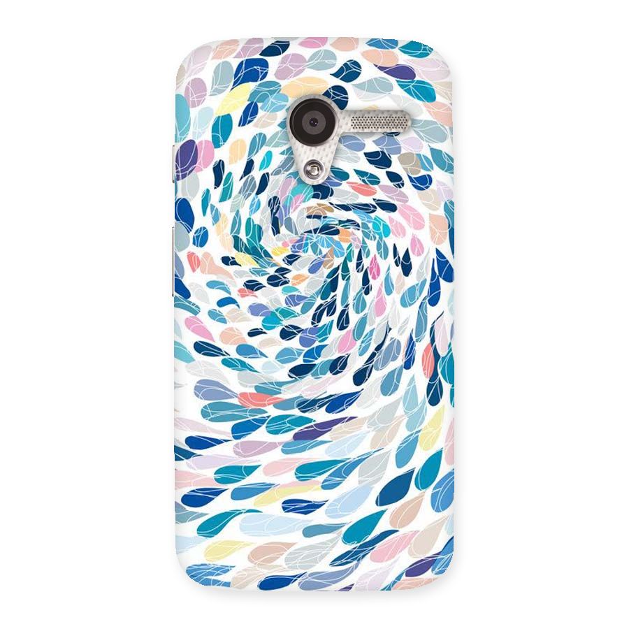 Color Droplets Swirls Back Case for Moto X