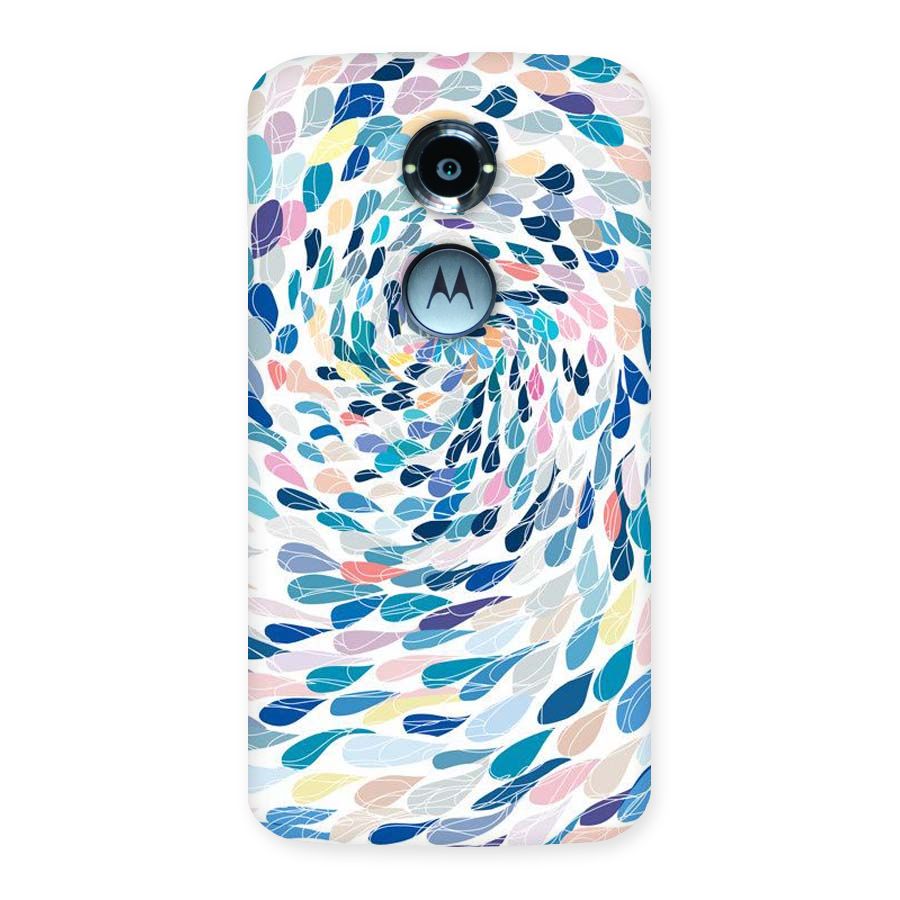 Color Droplets Swirls Back Case for Moto X 2nd Gen