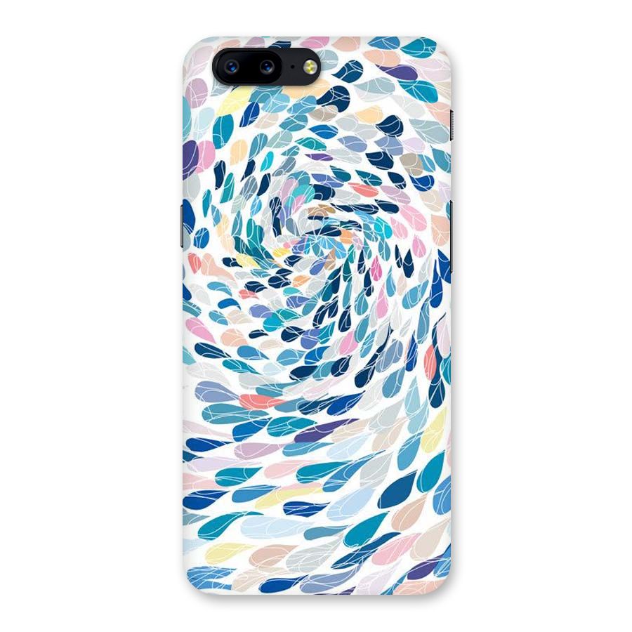 Color Droplets Swirls Back Case for OnePlus 5