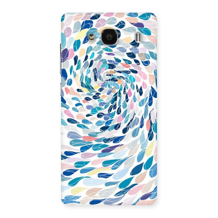 Color Droplets Swirls Back Case for Redmi 2