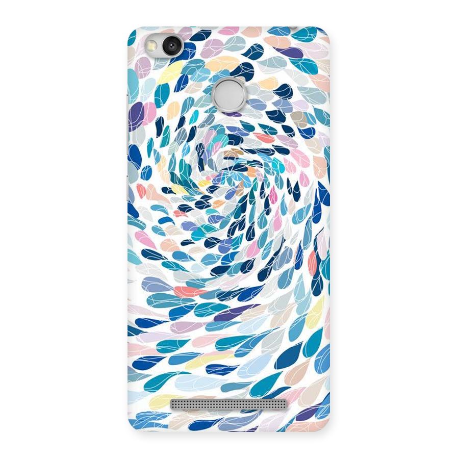 Color Droplets Swirls Back Case for Redmi 3S Prime