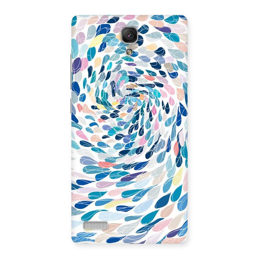 Color Droplets Swirls Back Case for Redmi Note