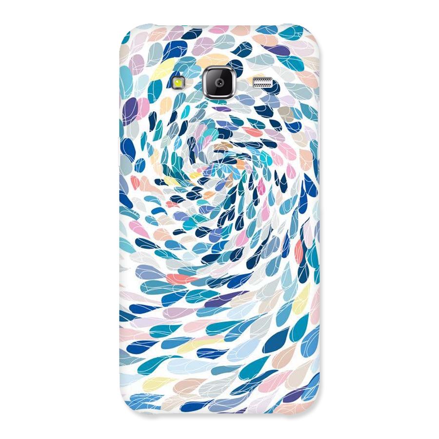 Color Droplets Swirls Back Case for Samsung Galaxy J5