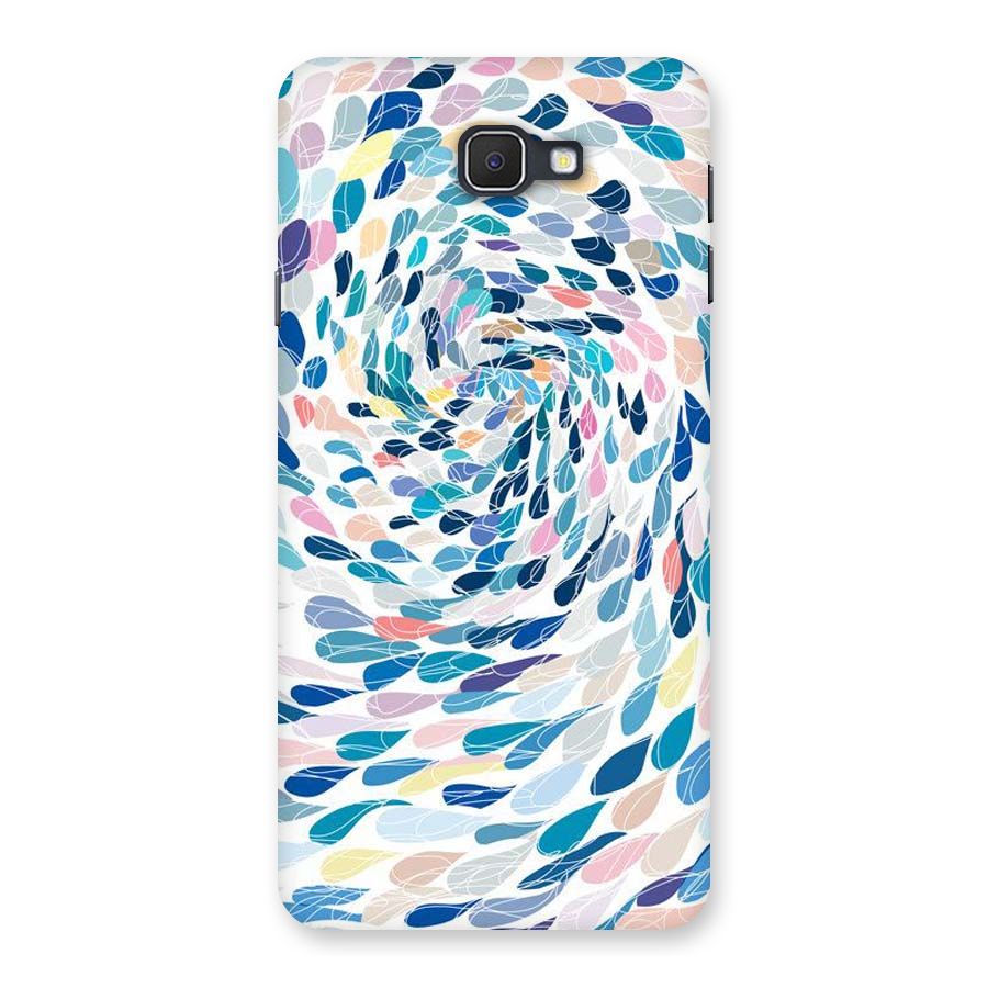 Color Droplets Swirls Back Case for Samsung Galaxy J7 Prime