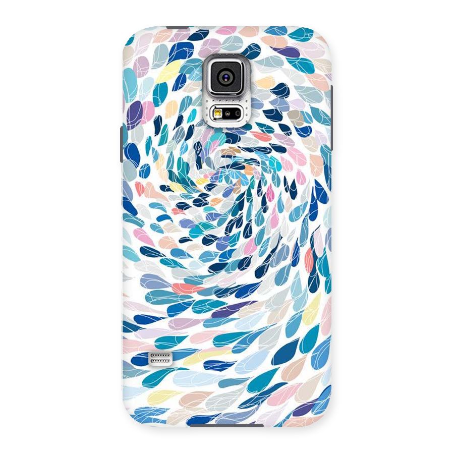 Color Droplets Swirls Back Case for Samsung Galaxy S5