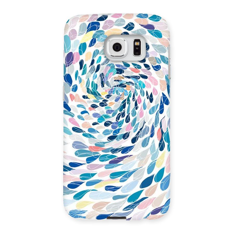 Color Droplets Swirls Back Case for Samsung Galaxy S6