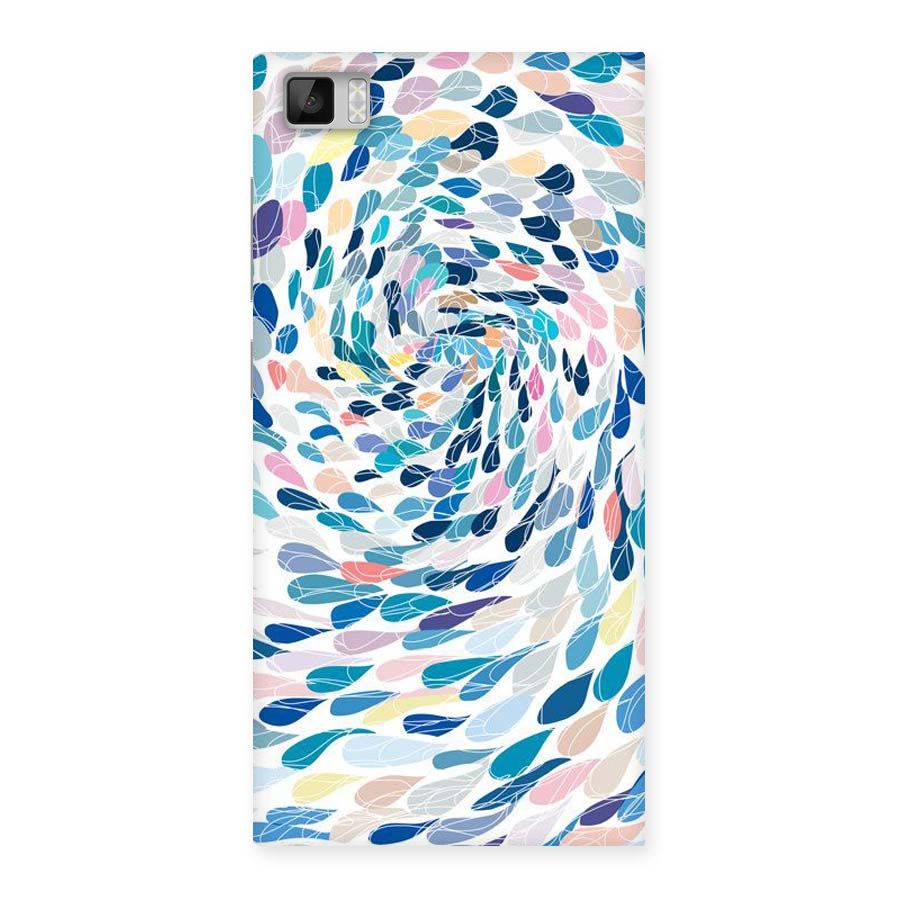 Color Droplets Swirls Back Case for Xiaomi Mi3