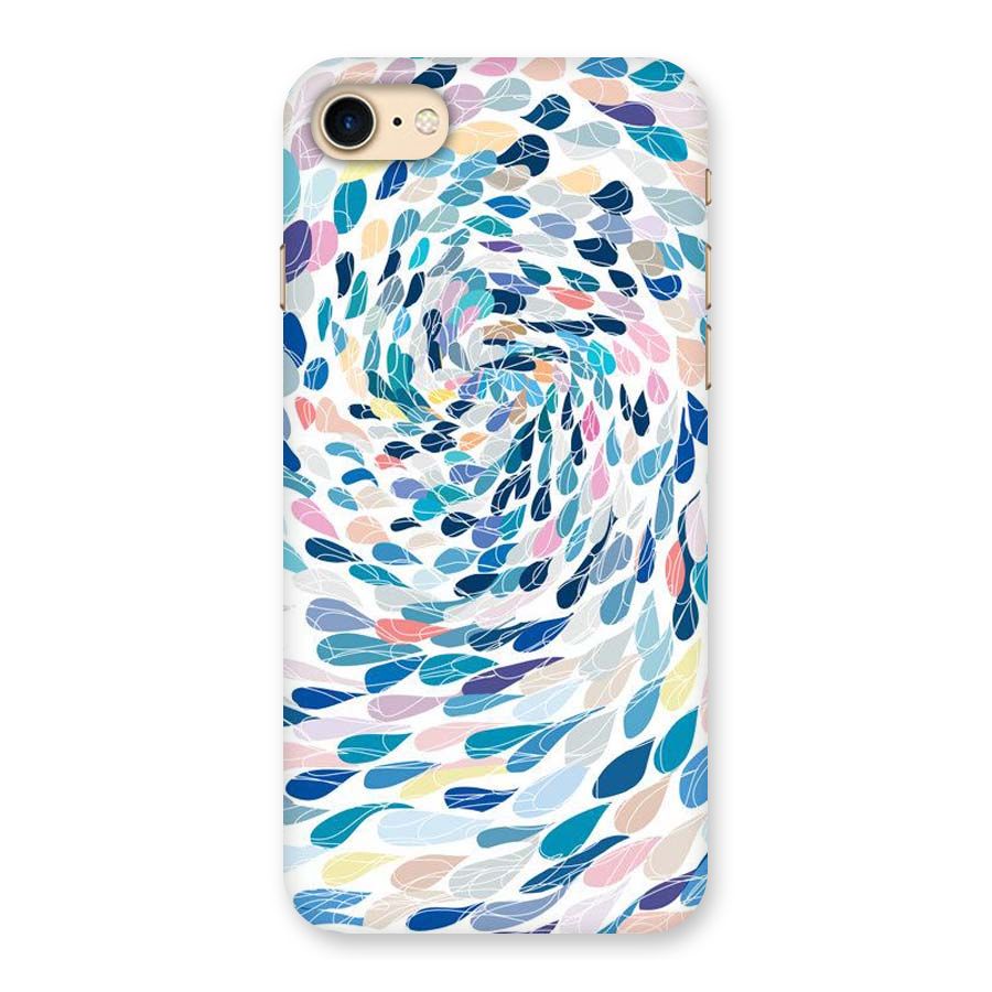 Color Droplets Swirls Back Case for iPhone 7