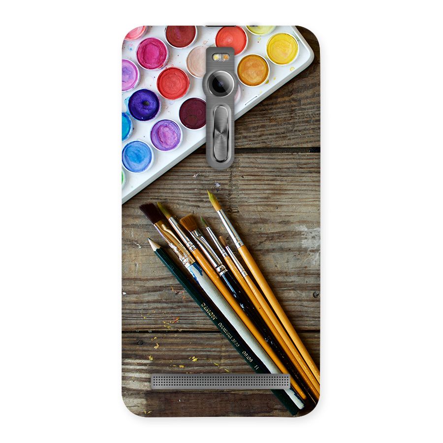 Color Palette and Brush Back Case for Asus Zenfone 2