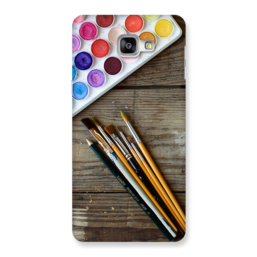 Color Palette and Brush Back Case for Galaxy A9