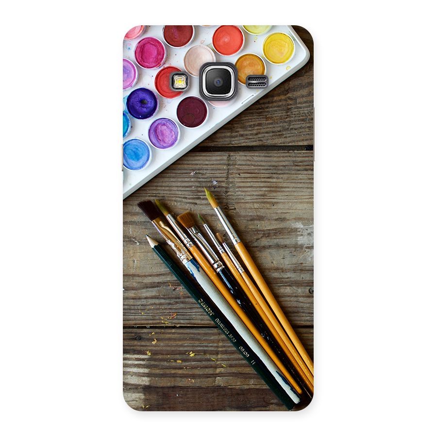 Color Palette and Brush Back Case for Galaxy Grand Prime