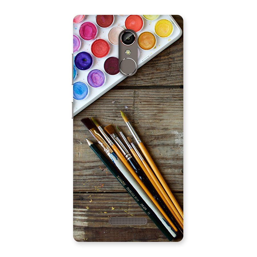 Color Palette and Brush Back Case for Gionee S6s