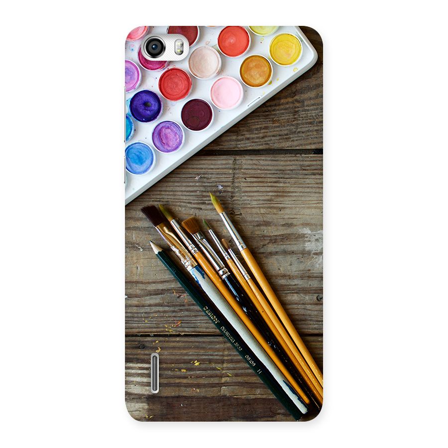 Color Palette and Brush Back Case for Honor 6