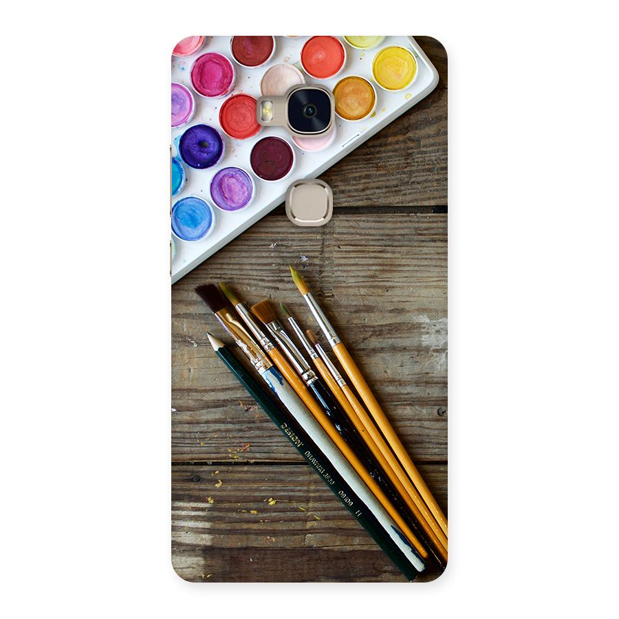 Color Palette and Brush Back Case for Huawei Honor 5X