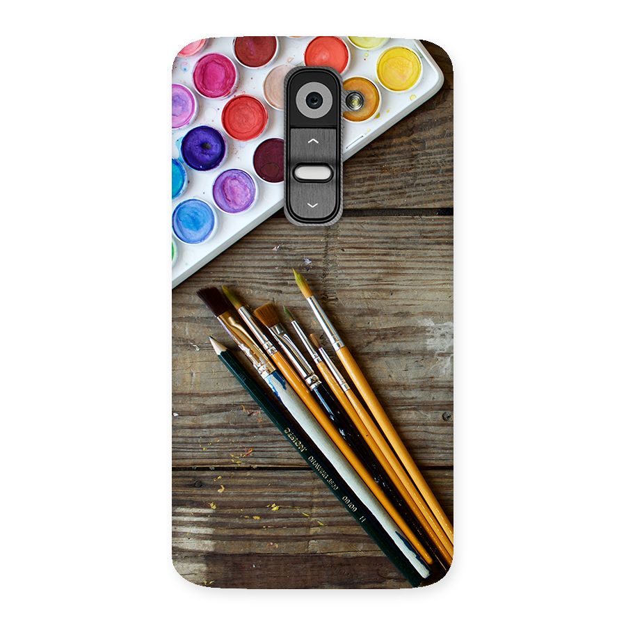 Color Palette and Brush Back Case for LG G2